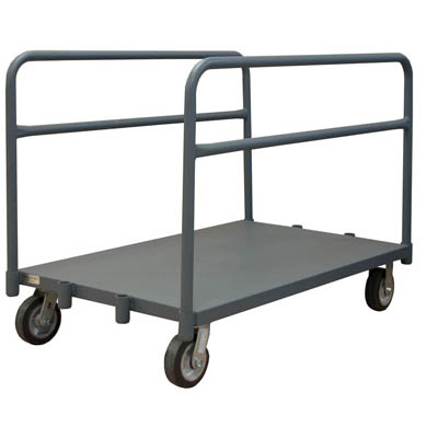 Platform Truck|5" Polyurethane Cstrs, Lips Down