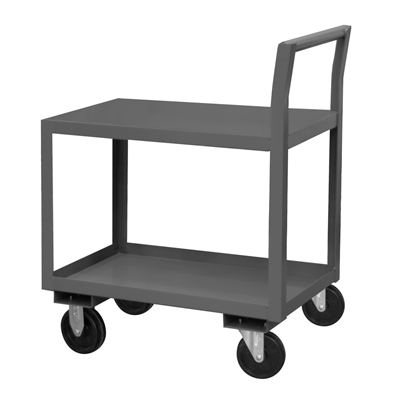 Low Deck Service Cart w/ 6" Polyolefin Casters (1,200 lbs. Capacity)