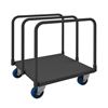 Panel Moving Trucks w/ 5' Polyurethane Casters & Solid Deck