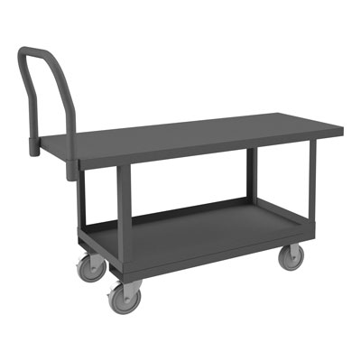 High Deck Platform Truck|5" Polyurethane Cstrs