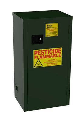 Safety Cabinet for Pesticides, 23" Wide, Self Close