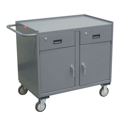 Mobile Cabinet w/ 2 Doors & 2 Drawers