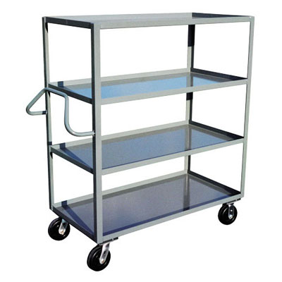 4-Shelf Ergonomic Stock Truck, 30"W