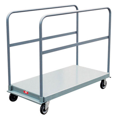 Long Roll Platform Truck w/ Side Rails, 36" Wide