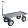 Steel Deck Wagon w/ 1 1/2' Retention Lips, 30'W