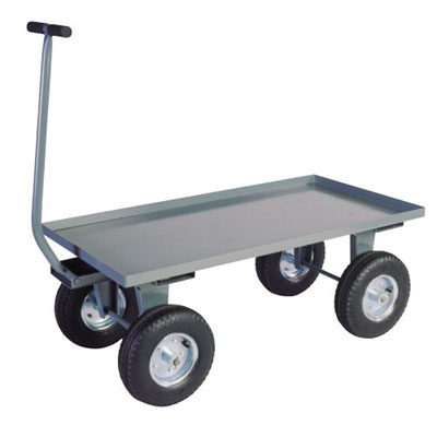 Steel Deck Wagon w/ 1 1/2" Retention Lips, 30"W