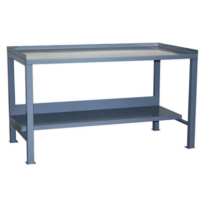 Heavy Duty Workbench with Lips Up, 30" Deep