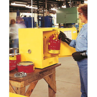 Sure-Grip EX Countertop Flammable Safety Cabinet - Self-Close, 4 Gal Capacity