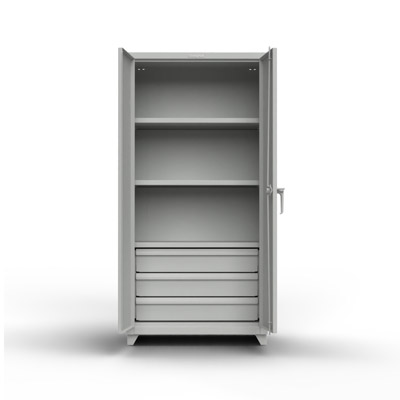 36"W Lean Series Storage w/ 3 Drawers