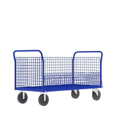Cage Cart - Platform, 4-Sided, 2000 lb. Capacity