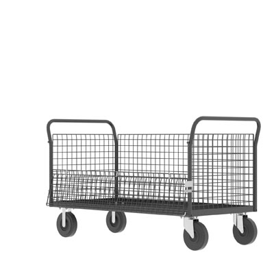 Cage Cart - Platform, 4-Sided, 2000 lb. Capacity
