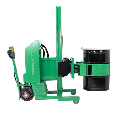 Drum Lift & Rotator - Fully Powered Lift/Rotate/Drive, Grip Connection, Counterweighted, 1000 lb. Capacity