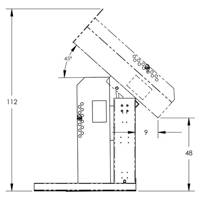 Portable Drum Dumper - 1500 lb. Capacity