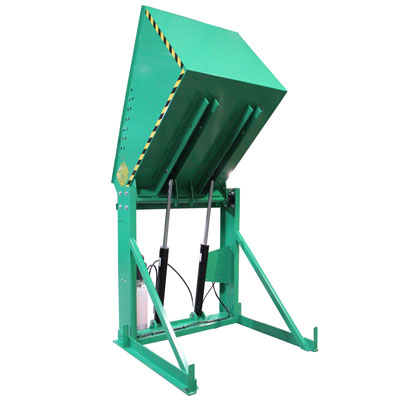 Box Dumper - 460V, 51" x 48" Chute, 36" - 72" Dump Height, 2000 lbs. - 6000 lbs. Capacity
