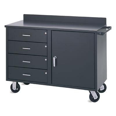 Mobile Workbench, 46" Wide, 14ga Steel