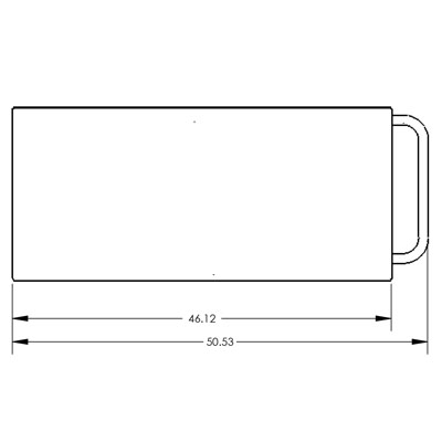 Mobile Workbench, 46" Wide, 14ga Steel