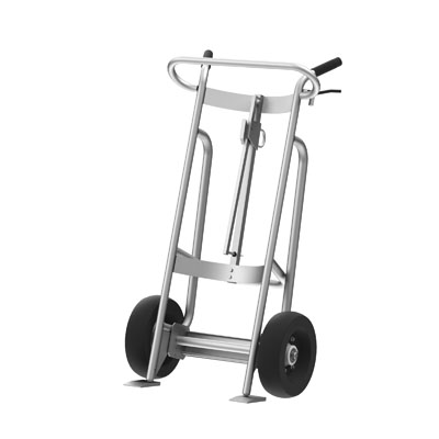 Aluminum 2-Wheel Drum Hand Truck, 1000 lb. Capacity