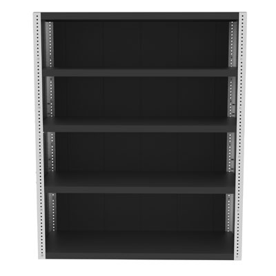 60" Wide, 12ga Heavy Duty Enclosed Shelving