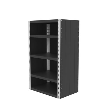 36"W x 18"D, 12ga Heavy Duty Enclosed Shelving