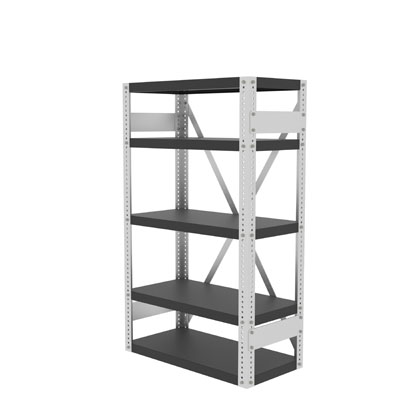 36"W x 18"D, 12ga Heavy Duty Open Shelving