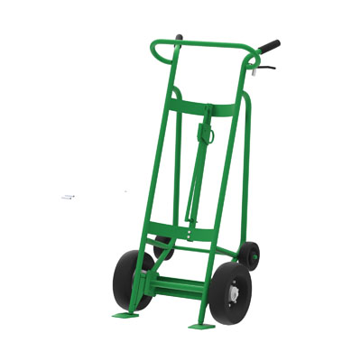 4-Wheel, Steel,  Drum Hand Truck - 1,000 lb. Capacity