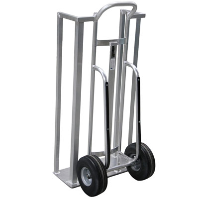 2-Wheel Deluxe Aluminum Hand Truck with Side Guards 
