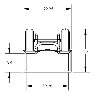 2-Wheel Deluxe Aluminum Hand Truck with Side Guards 