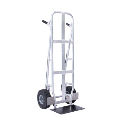 2-Wheel, Aluminum, Commercial Hand Truck,  Pneumatic Wheels, 600 lb. Capacity