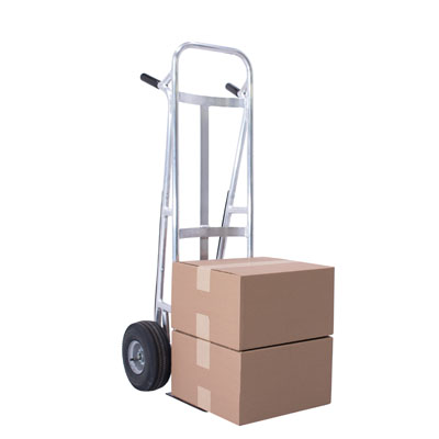 2-Wheel, Aluminum, Commercial Hand Truck, Curved Back for Beverage/Keg/Cylinders