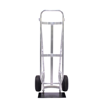 2-Wheel, Aluminum, Commercial Hand Truck, Curved Back for Beverage/Keg/Cylinders