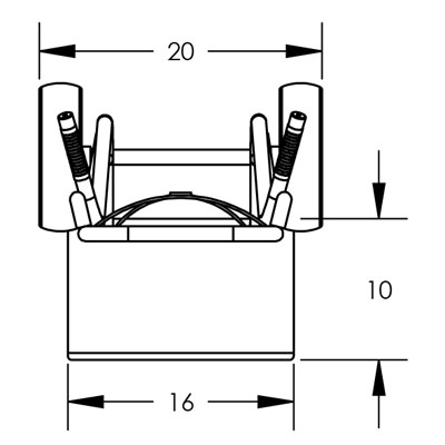 2-Wheel, Aluminum, Commercial Hand Truck, Curved Back for Beverage/Keg/Cylinders