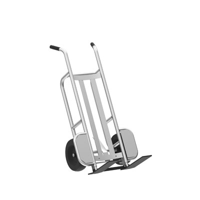 2-Wheel, Aluminum, Pallet Hand Truck, 1000 lb. Capacity, Spring-Loaded Pallet Forks