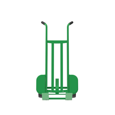 2-Wheel, Steel, Pallet Hand Truck, 1000 lb. Capacity, Spring-Loaded Pallet Forks