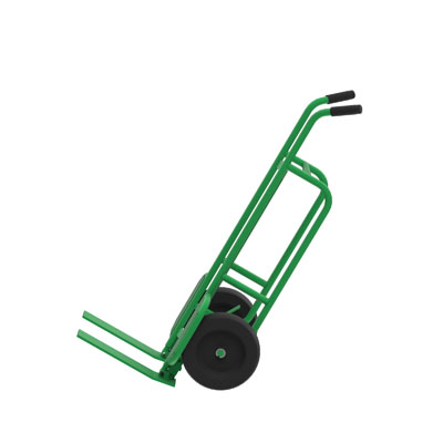 2-Wheel, Steel, Pallet Hand Truck, 1000 lb. Capacity, Spring-Loaded Pallet Forks