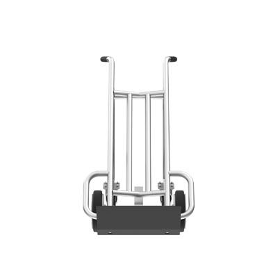 4-Wheel Commercial Hand Truck - Spring-Loaded Shoe, 1000 lb. Capacity