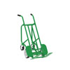 4-Wheel Pallet Hand Truck, Steel,  Spring-Loaded Pallet Forks