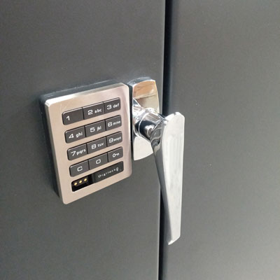 Electronic Locking Cabinets, 48" Wide, 14ga Steel