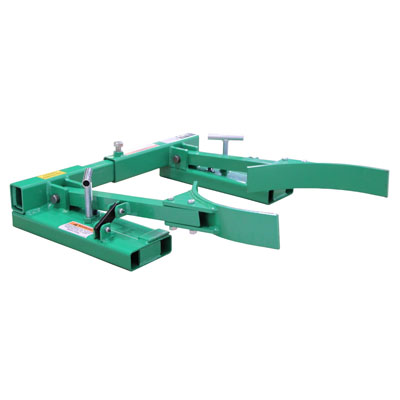 Plastic Drum Grabber Forklift Attachment -  30/55/85 Gallon Plastic Drums
