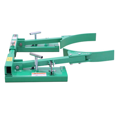 Plastic Drum Grabber Forklift Attachment -  30/55/85 Gallon Plastic Drums