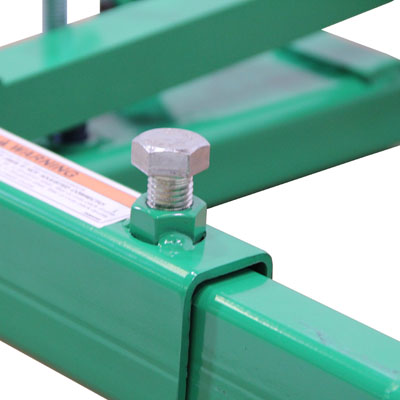 Plastic Drum Grabber Forklift Attachment -  30/55/85 Gallon Plastic Drums
