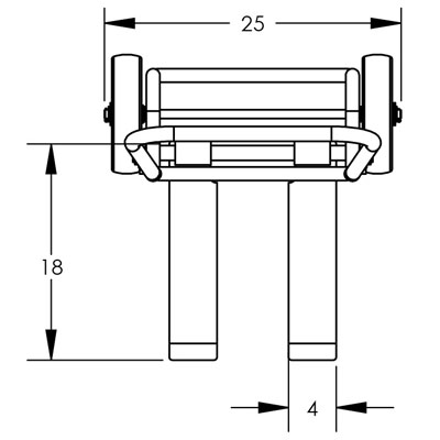 Multi-Use Hand Truck, Flat Forks - Steel