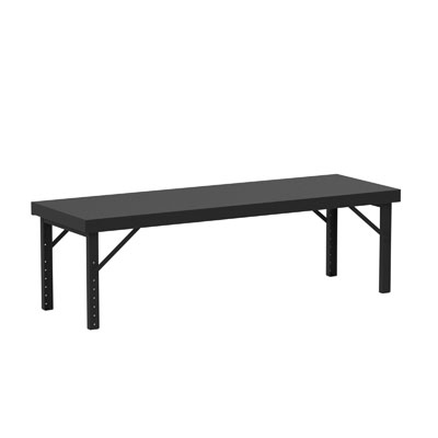Adjustable Height, 96" Wide, 14ga Work Tables