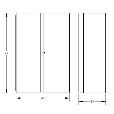 Utility Drawer Cabinets, 14ga - Shelves, Bins & Drawers