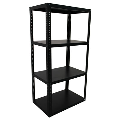 Industrial 16 Gauge Steel Shelving, 60" High, 4 Shelves, 1,500 lb Capacity