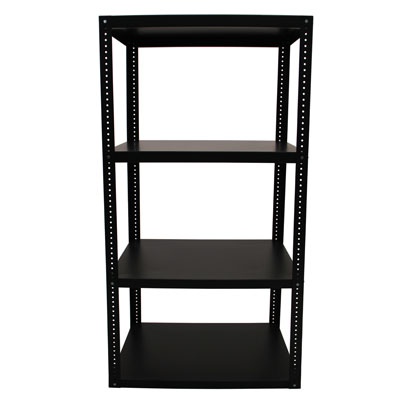 Industrial 16 Gauge Steel Shelving, 60" High, 4 Shelves, 1,500 lb Capacity
