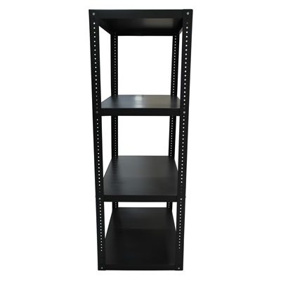 Industrial 16 Gauge Steel Shelving, 60" High, 4 Shelves, 1,500 lb Capacity