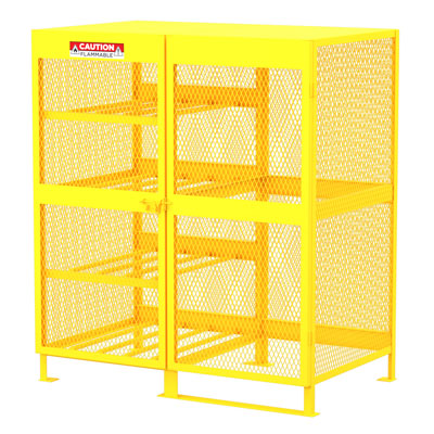 Gas Cylinder Storage Cabinet - Horizontal/Vertical Combo