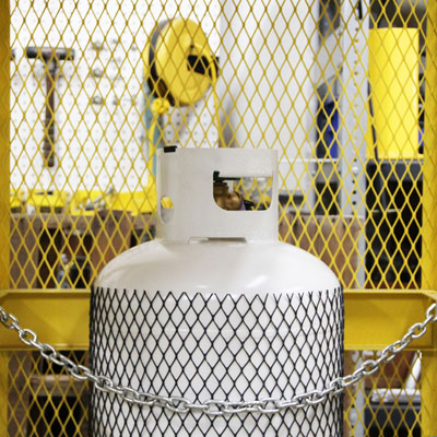 Gas Cylinder Storage Cabinet - Horizontal/Vertical Combo