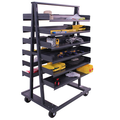 A-Frame Truck, Double Sided with Trays