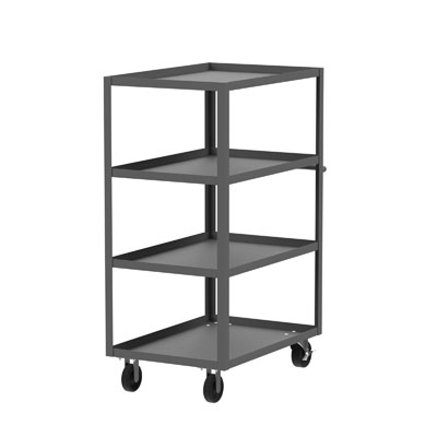 12 gauge, 4-Shelf Cart/Truck, All Lips Up or Flush Top Shelf